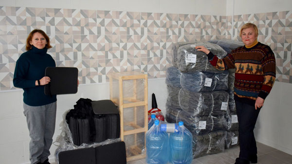 Дякуємо партнерам ЮНІСЕФ в Україні за отримані корисні подарунки для облаштування укриттів