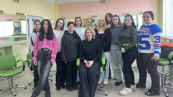 Гостьовий воркшоп для студентів перукарського напрямку на тему: «Салонне укладання волосся»
