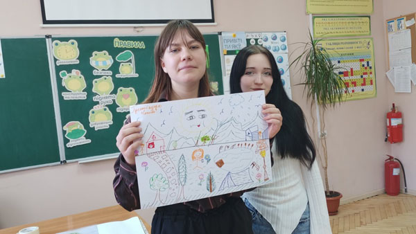 Психологічною службою КПКМТС проведено вправу «Місто моєї мрії»